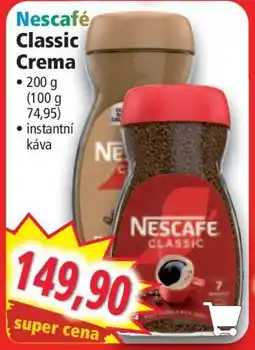 Norma Nescafé Classic, Crema nabídka