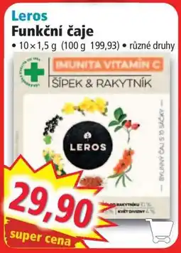 Norma Leros Funkční čaje nabídka