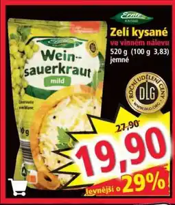 Norma Zelí kysané ve vinném nálevu nabídka