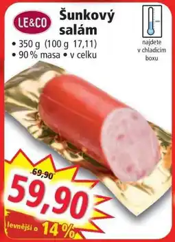 Norma Šunkový salám nabídka