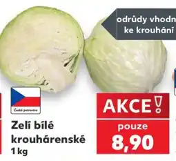 Kaufland Zelí bílé krouhárenské nabídka