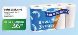 Tamda Foods Soft&Exclusive toaletní papír nabídka