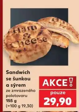 Kaufland Sandwich se šunkou a sýrem nabídka