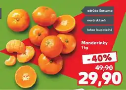 Kaufland Mandarinky nabídka