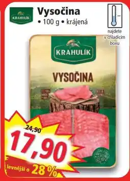 Norma Vysočina nabídka