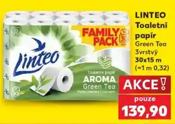Kaufland LINTEO Toaletní papír Green tea nabídka