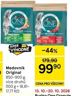 Tesco Purina One nabídka