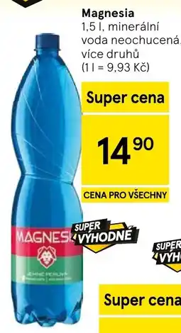 Tesco Magnesia nabídka