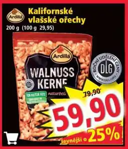 Norma Kalifornské vlašské ořechy nabídka