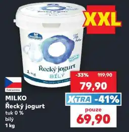 Kaufland Milko Řecký jogurt nabídka