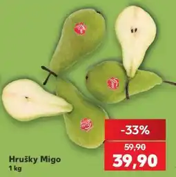 Kaufland Hrušky Migo nabídka