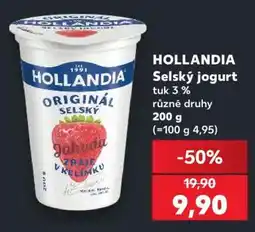 Kaufland Hollandia Selský jogurt nabídka