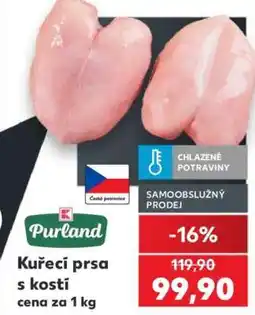 Kaufland Kuřecí prsa s kostí nabídka