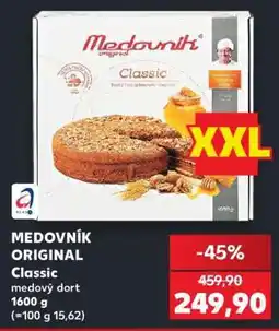 Kaufland Medovník originál Classic nabídka
