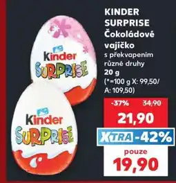 Kaufland KINDER SURPRISE Čokoládové vajíčko nabídka