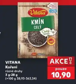 Kaufland Vitana koření nabídka