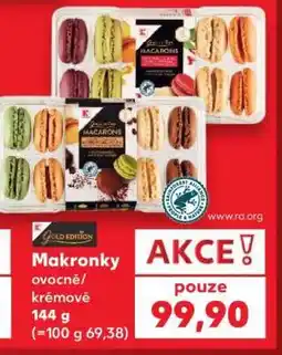 Kaufland Makronky ovocné/krémové nabídka