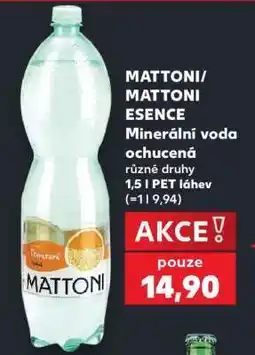Kaufland MATTONI/ MATTONI ESENCE Minerální voda ochucená nabídka