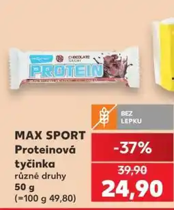 Kaufland MAX SPORT Proteinová tyčinka nabídka