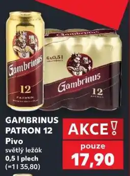 Kaufland Gambrinus Patron 12 nabídka