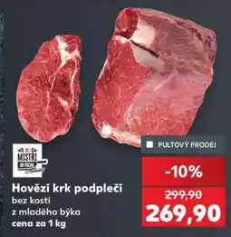 Kaufland Hovězí krk podplečí nabídka