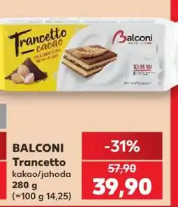Kaufland BALCONI Trancetto kakao/jahoda nabídka