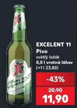 Kaufland EXCELENT 11 Pivo nabídka