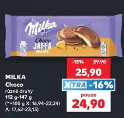Kaufland MILKA Choco nabídka