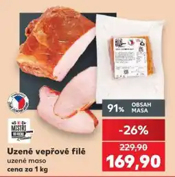 Kaufland Uzené vepřové filé nabídka