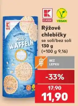 Kaufland Rýžové chlebíčky nabídka