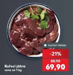 Kaufland Kuřecí játra nabídka