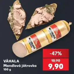 Kaufland VÁHALA Mandlová játrovka 100 g nabídka