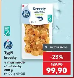 Kaufland Tygří krevety v marinádě nabídka