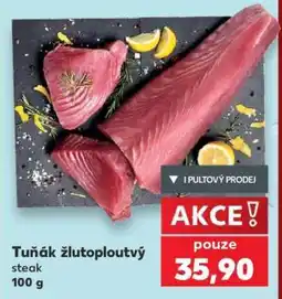 Kaufland Tuňák žlutoploutvý – steak nabídka