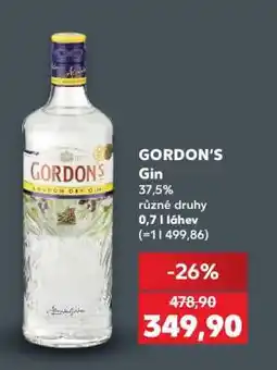 Kaufland Gordon’s Gin nabídka