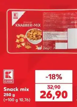Kaufland Snack mix nabídka