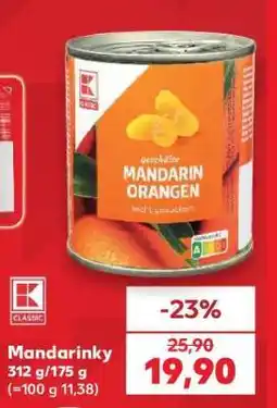 Kaufland Mandarinky nabídka