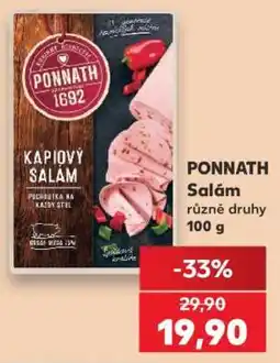 Kaufland PONNATH Salám nabídka