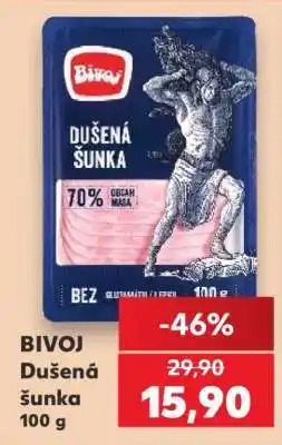 Kaufland BIVOJ Dušená šunka 100 g nabídka