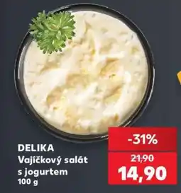 Kaufland DELIKA Vajíčkový salát s jogurtem 100 g nabídka