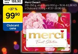 Tesco Merci Dezert nabídka