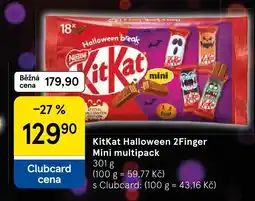 Tesco KitKat Halloween 2Finger Mini multipack nabídka