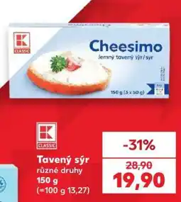 Kaufland Tavený sýr nabídka