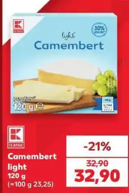 Kaufland Camembert light nabídka