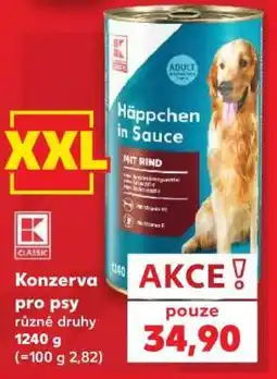 Kaufland Konzerva pro psy nabídka