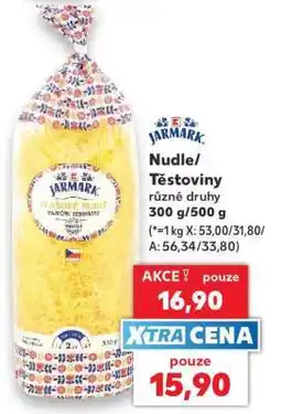 Kaufland Jarmark Nudle/Těstoviny nabídka
