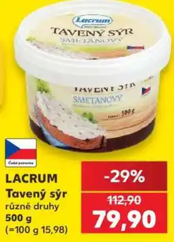 Kaufland LACRUM Tavený sýr nabídka