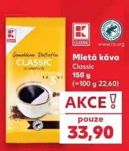 Kaufland Mletá káva Classic nabídka