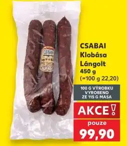 Kaufland CSABAI Klobása Lángolt nabídka