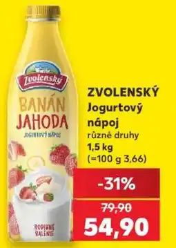 Kaufland ZVOLENSKÝ Jogurtový nápoj nabídka